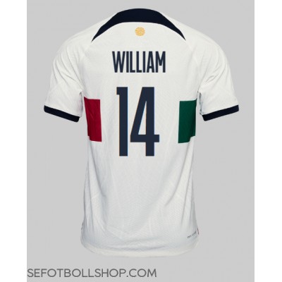 Billiga Portugal William Carvalho #14 Borta fotbollskläder VM 2022 Kortärmad